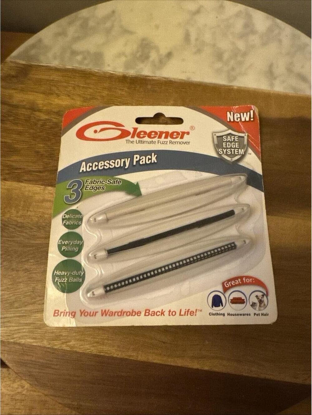 NEW Gleener Ultimate Fuzz Remover Fabric Lint Brush Refills  As Seen On TV